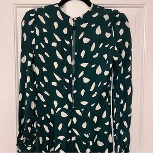 Reformation Long Sleeve Midi Creed Dress